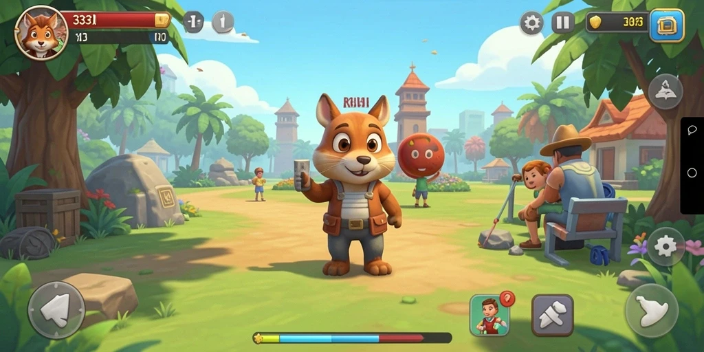 Tangkapan layar gameplay 333I menunjukkan keseruan bermain game Casual.