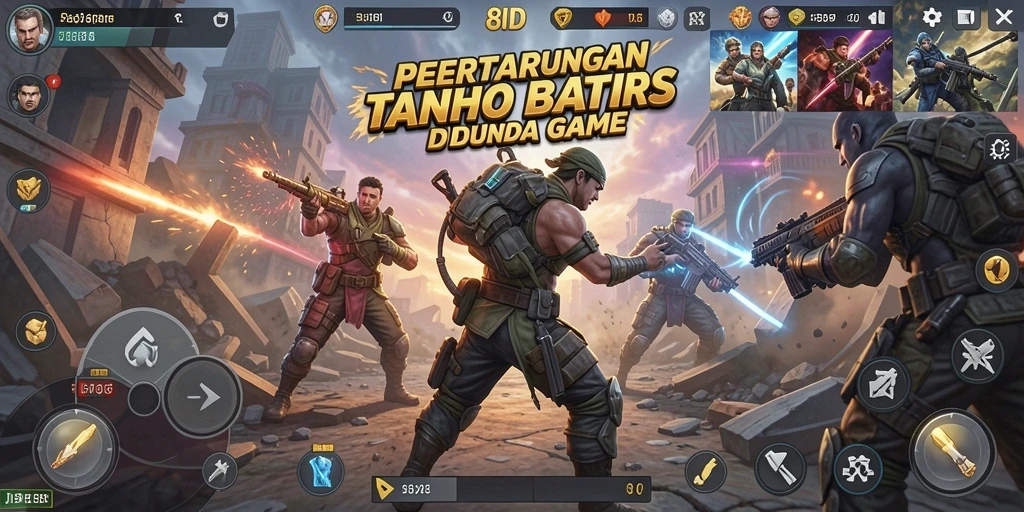 Tangkapan layar menampilkan aksi pertarungan epik di 8ID.