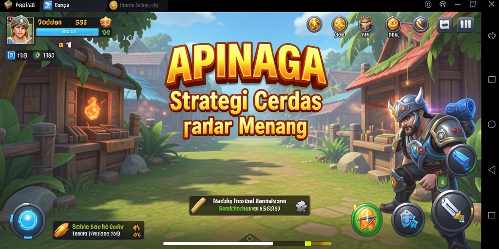 Tampilan menarik dari gameplay APINAGA yang penuh strategi.