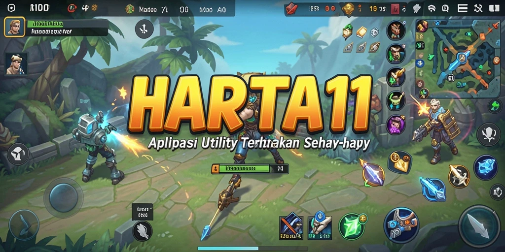 Tampilan antarmuka HARTA11 yang modern dan user-friendly.