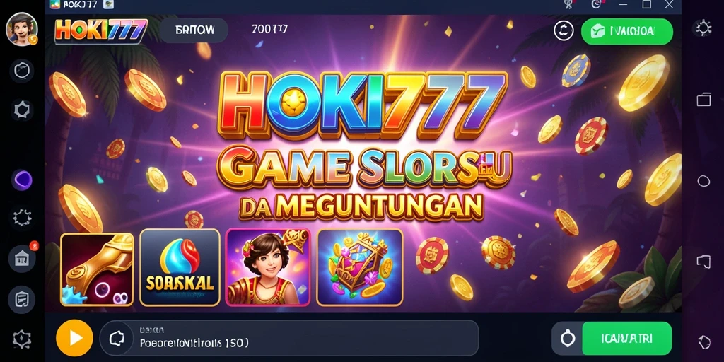 Tampilan gameplay HOKI777 yang menarik dengan berbagai simbol Slot.