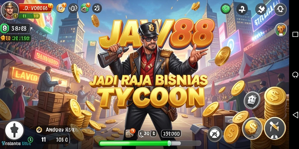 Tampilan gameplay <strong>JAVO88</strong> yang menarik dengan berbagai elemen bisnis.
