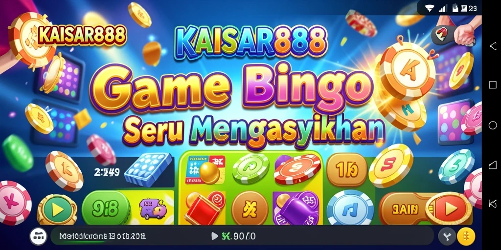 Tampilan gameplay seru dalam KAISAR888 yang penuh warna.