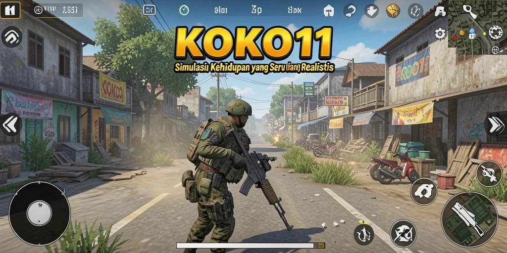 Tampilan gameplay KOKO11 yang menarik dan realistis.