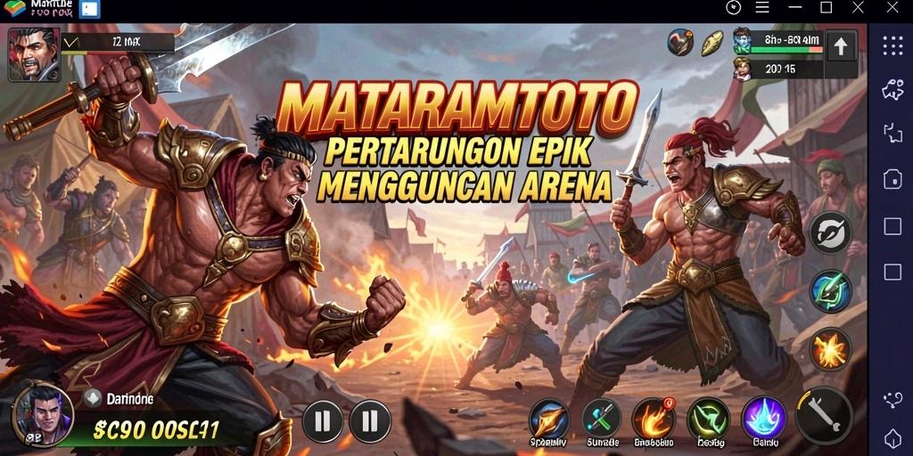 Gameplay seru dengan pertarungan karakter yang mendebarkan di MATARAMTOTO.
