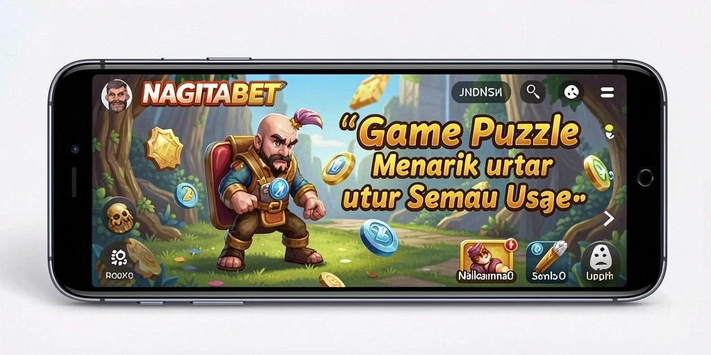 Screenshot gameplay NAGITABET yang menunjukkan serunya menyelesaikan puzzle.