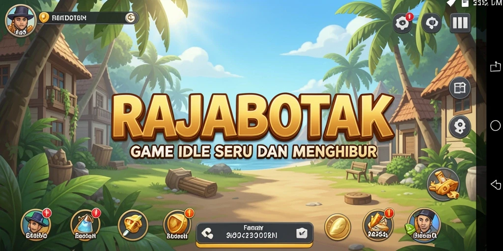 Tampilan gameplay RAJABOTAK yang seru dan memikat.