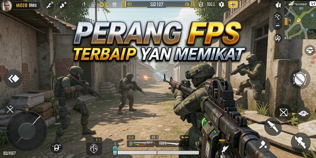 Screenshot dari gameplay yang intens dan seru di SD107.