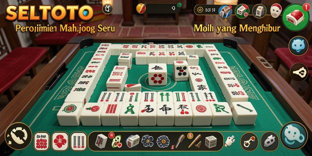 Tampilan gameplay menakjubkan dari SELTOTO dengan Mahjong yang menawan.