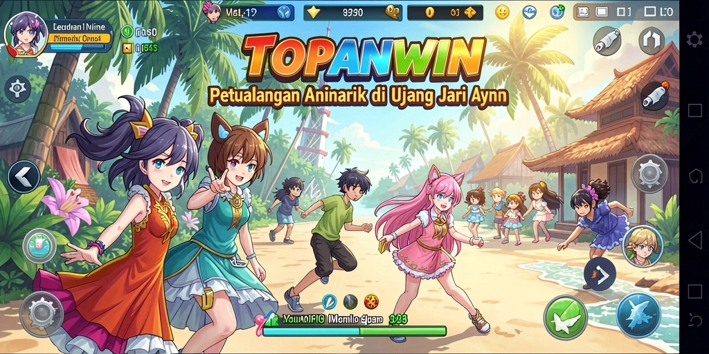 Gameplay seru dalam dunia Anime yang penuh warna.