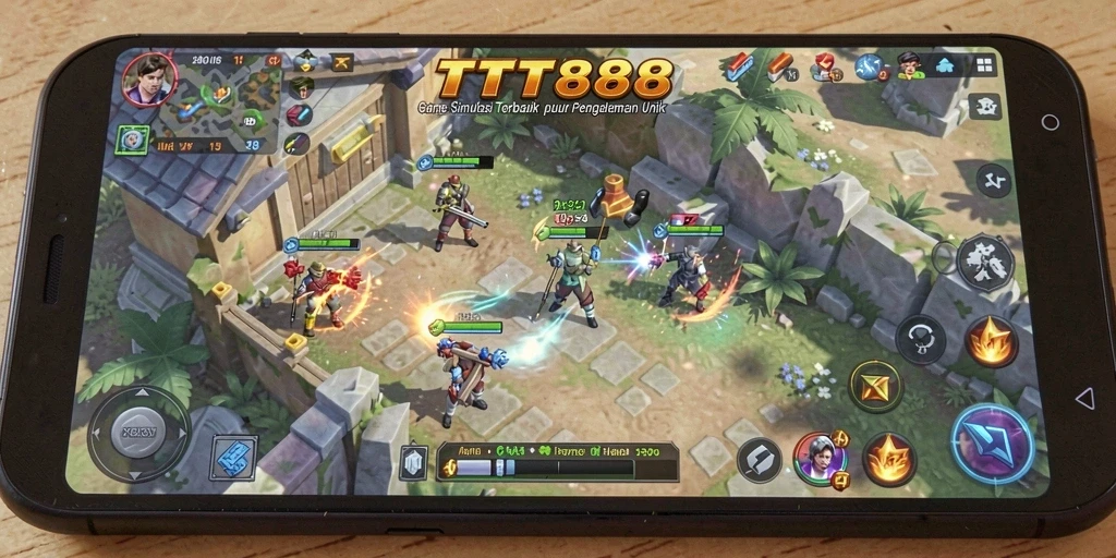 Tangkapan layar dari gameplay TTT888 yang realistis dan interaktif.