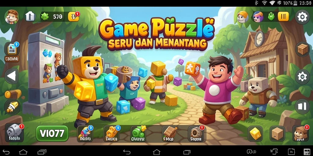 Tampilan gameplay VIO77 yang menarik dan menantang di layar.